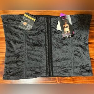 Maidenform Tummy Solutions Waistnipper Style 6868 Black Floral Firm Control NWT